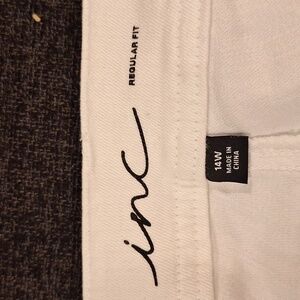 White Pants with fray